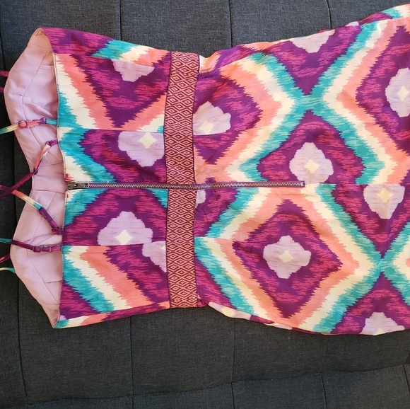 American Eagle Outfitters bright Ikat dress - Picture 2 of 3